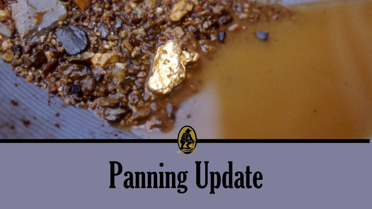 Due to unsafe conditions from the extreme heat index, all afternoon panning sessions are canceled today, July 19th.

We apologize for any inconvenience but the safety of visitors and staff remains our priority. If you visit today, please bring plenty of water to stay hydrated.