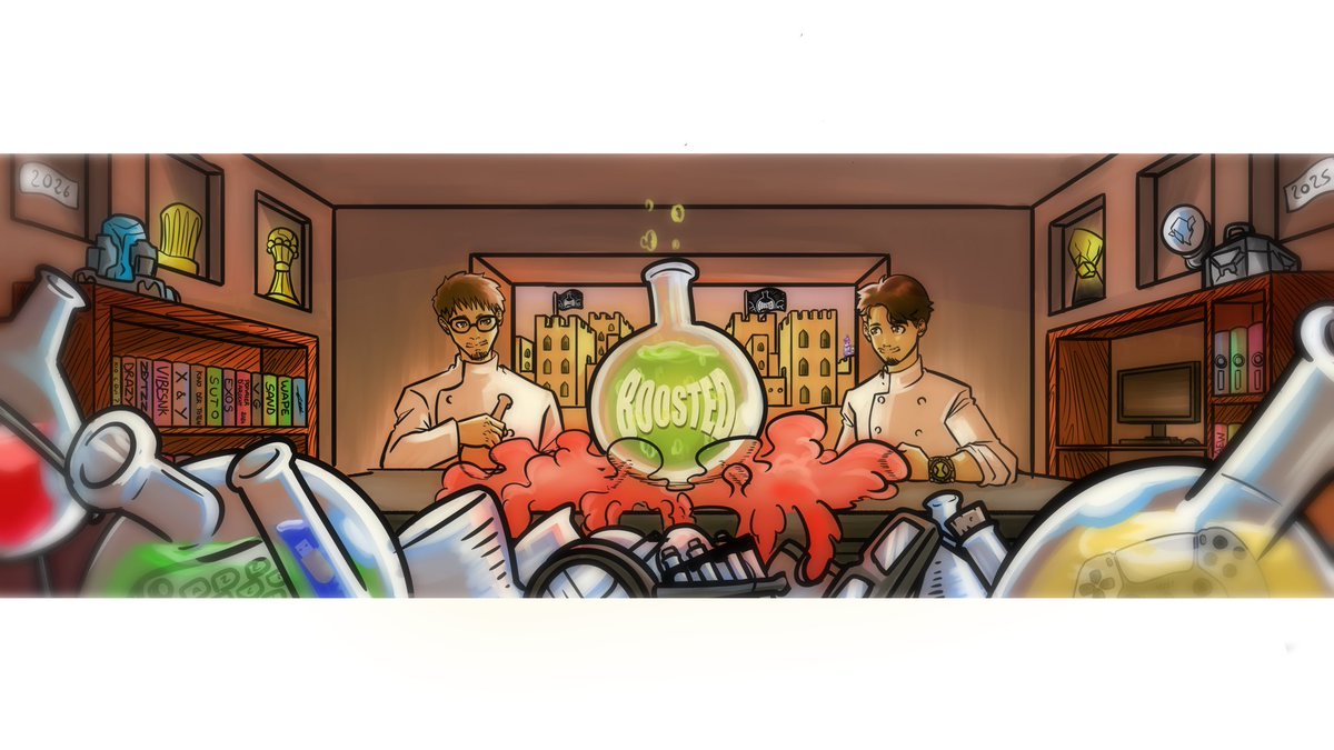 neilbgg's tweet image. Ceux qui cherchent un bon graphiste pour tout ce qui est logo, bannières, overlay, illustrations etc.. y’a @OLK_Kiosen c’est un bon les frères