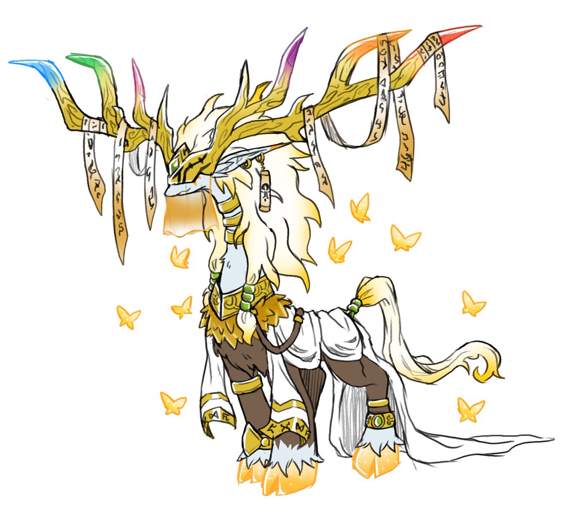 IdleCatGamer's tweet image. The ruler of the digital forest and dreams Dryadeusmon!!!
#digimon #digimonfanart