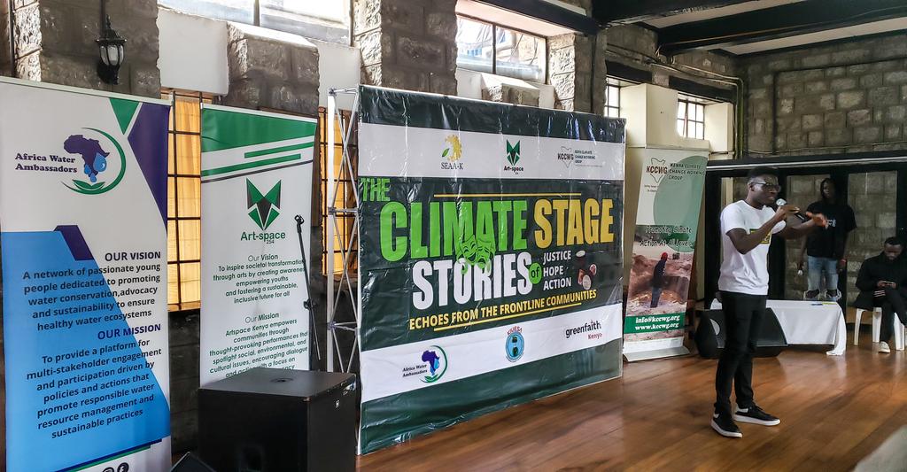 k_iuesa's tweet image. The echoes from the front line communities .
The creativity in youths during #theclimatestage did not only translate advocacy to action but also provide a plartfom for grassroot youths to collaborate .
Indeed, youth-led climate action is alive and thriving.
@kiolijohn