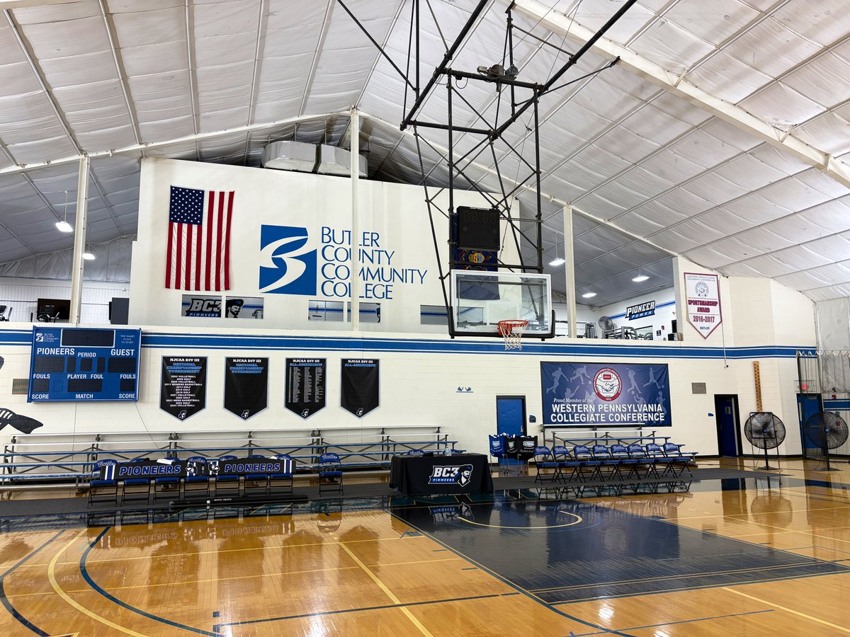 Open Gym Dates Next Week: 🏀

All College &amp; High School WBB players are welcome!

Location: 
BC3 Field House: 107 College Drive, Butler, PA 16002

Time: 
Monday: 7:30-9:00
Tuesday: 5:00-7:00
Thursday: 5:00-7:00

📲 <a href="/coach_sager_/">Jordan Sager</a> for more details.