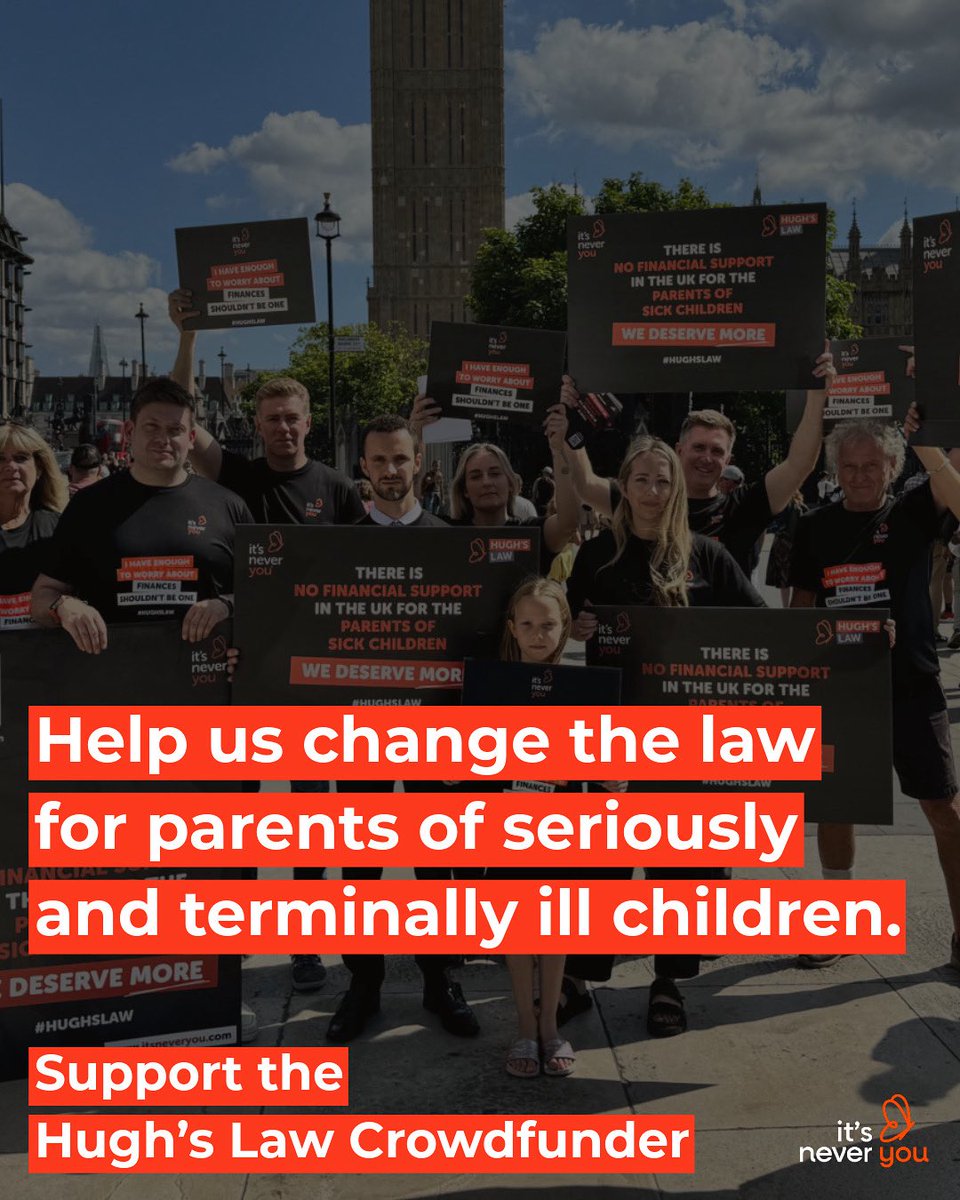 ItsNeverYou22's tweet image. Please donate to our Crowdfunder and help us raise the volume of the campaign, raise awareness, and change the law for families across the UK. crowdfunder.co.uk/p/qr/Yy0G0kwn?… We need your help. We’ve taken Hugh’s Law to Parliament and the House of Lords to protect parents of seriously…