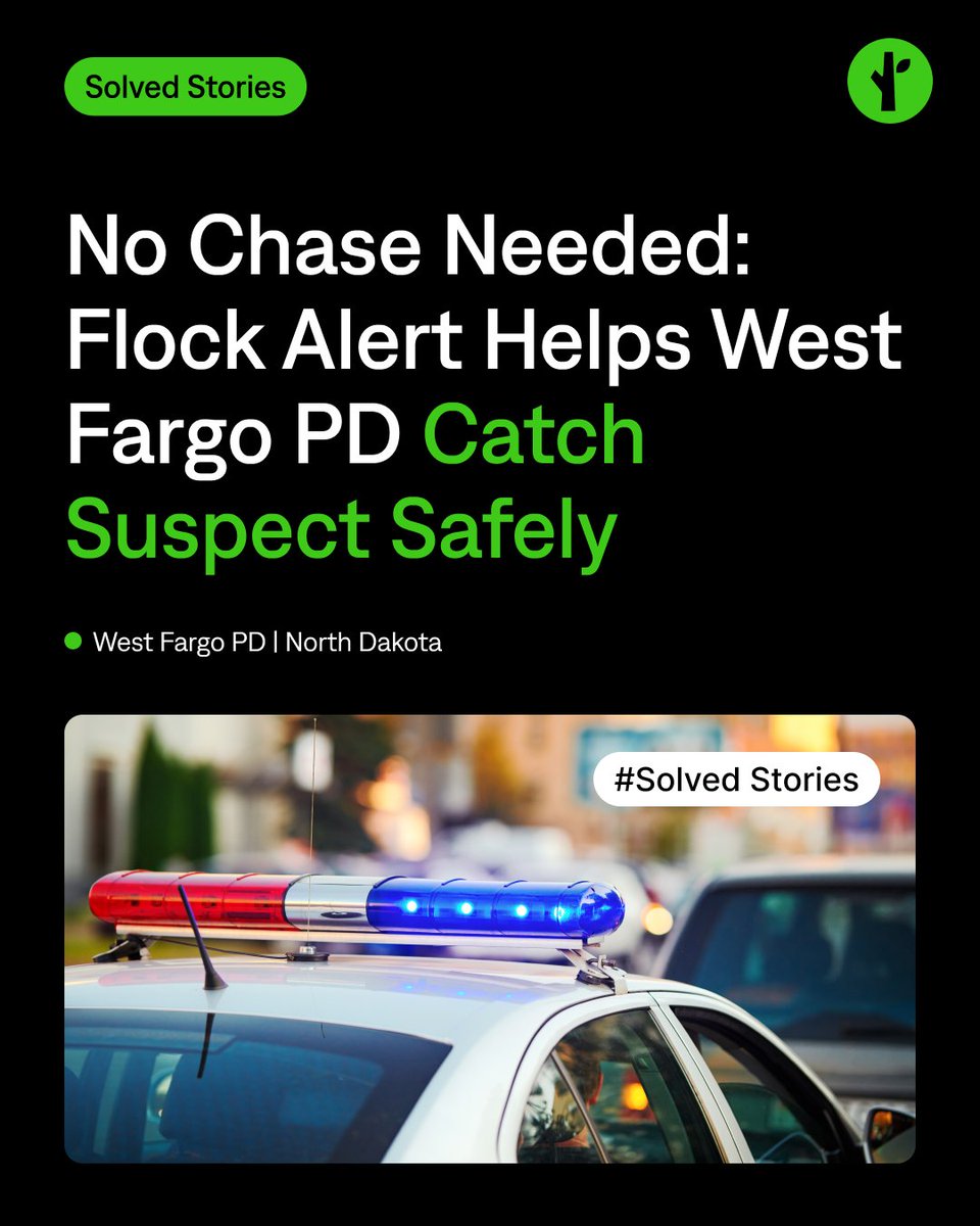 Flock_Safety's tweet image. West Fargo police used the Flock Safety cameras to locate and arrest a man who fled a traffic stop and was later found with drugs, paraphernalia, and an outstanding warrant.
bit.ly/4m1tkni