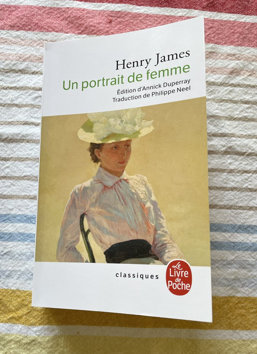 cherprof's tweet photo. Lecture d’Un portrait de femme d’Henry James. N’ayant lu que Les Ambassadeurs de cet auteur, j’ai bien hâte de découvrir ce  Portrait dont on dit que c’est un de ses meilleurs romans. https://t.co/xbeL9CSPrn