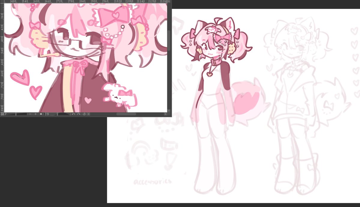 cinnabannie's tweet image. purin ref wip~ ૮₍ ´ ꒳ `₎ა🎀