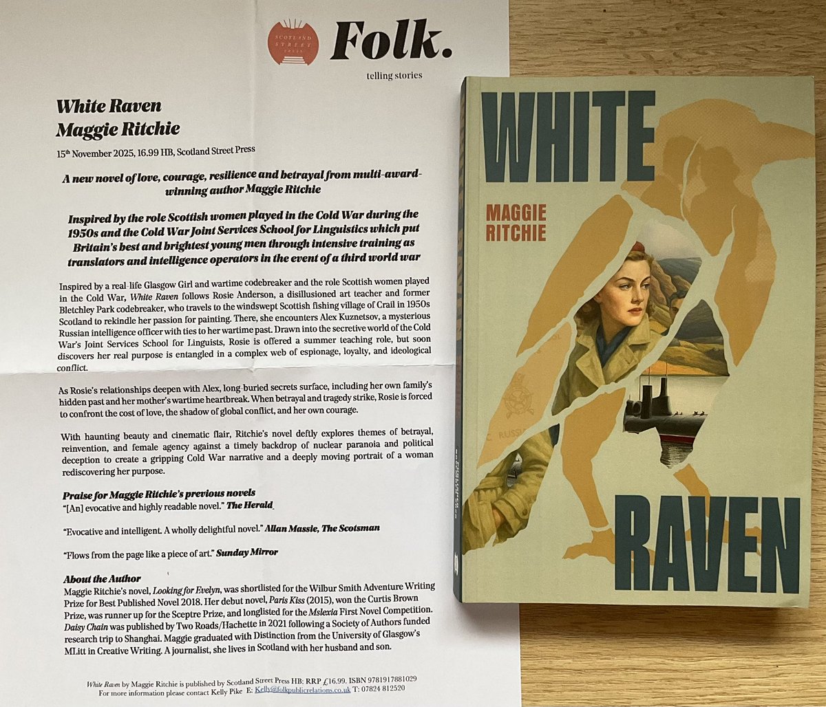 Lindahill50Hill's tweet image. Thank you very much @PublicistKelly for this brilliant sounding #WhiteRaven by @MallonRitchie coming from @ScotStreetPress in November
scotlandstreetpress.com/product/white-…