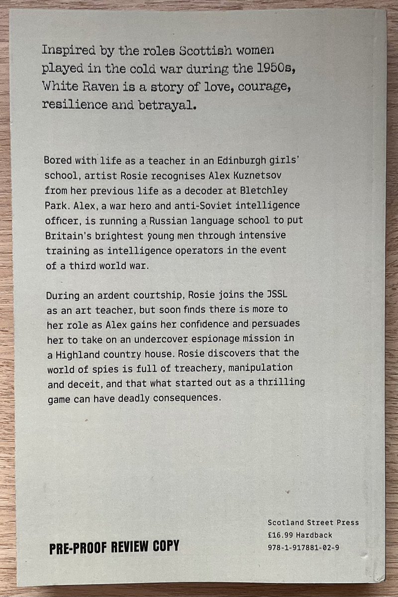 Lindahill50Hill's tweet image. Thank you very much @PublicistKelly for this brilliant sounding #WhiteRaven by @MallonRitchie coming from @ScotStreetPress in November
scotlandstreetpress.com/product/white-…
