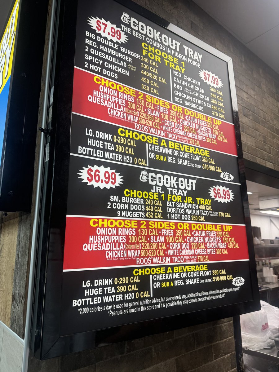 EBoKnowss's tweet image. $7.99 for a Cookout Tray?!?!?
What happened to the game I love