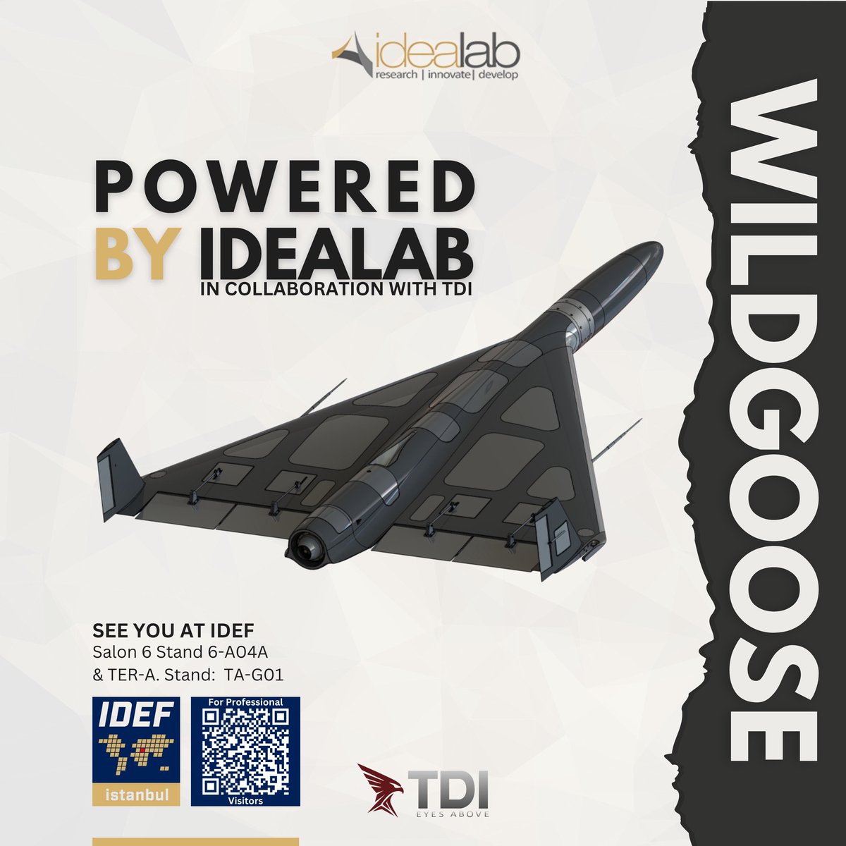 Teaming up with TDI, we're thrilled to introduce the WILDGOOSE (Yabankaz), powered by our IL600 engine. Get ready for its grand reveal at #IDEF2025