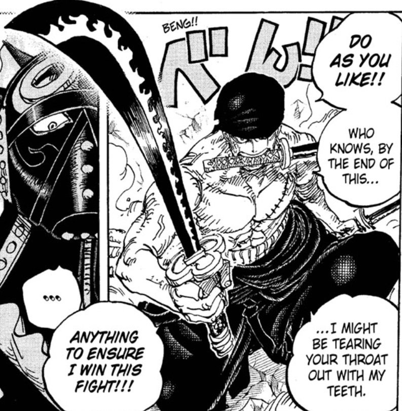 Barca_Wizard's tweet image. Associate your swords with different weapons - Still a Swordman.
Disregard technique for strength & brawl - Still a Swordman.
Vowing to do anything to win such as bite out your opponent's neck - Still a Swordman
Etc.
"There's a separation" = "Shanks can't be weaker😭😭".