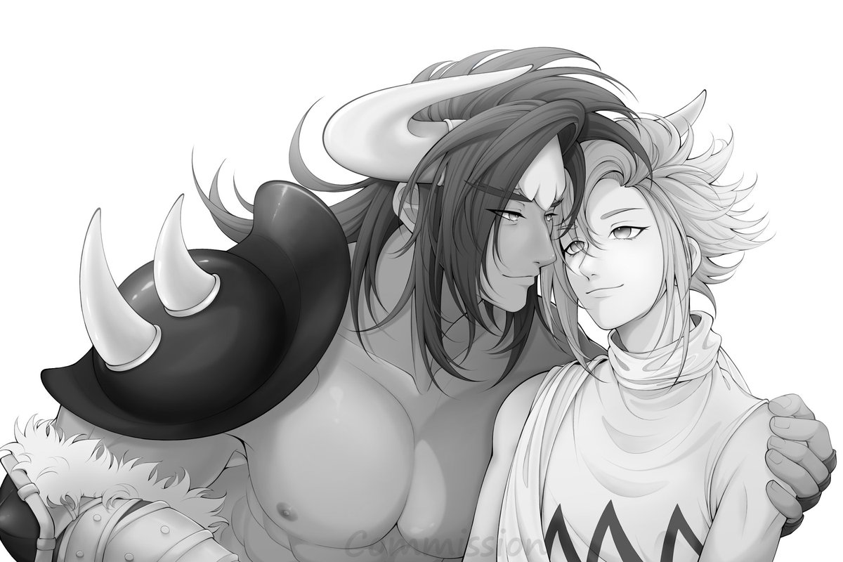 [C] by Violet Phan on facebook
Thank you!!!
#artmoots #digitalart #DigitalArtist #Commission #commissionopen #commissions #couple #norsemyth #opencommission #grayscale