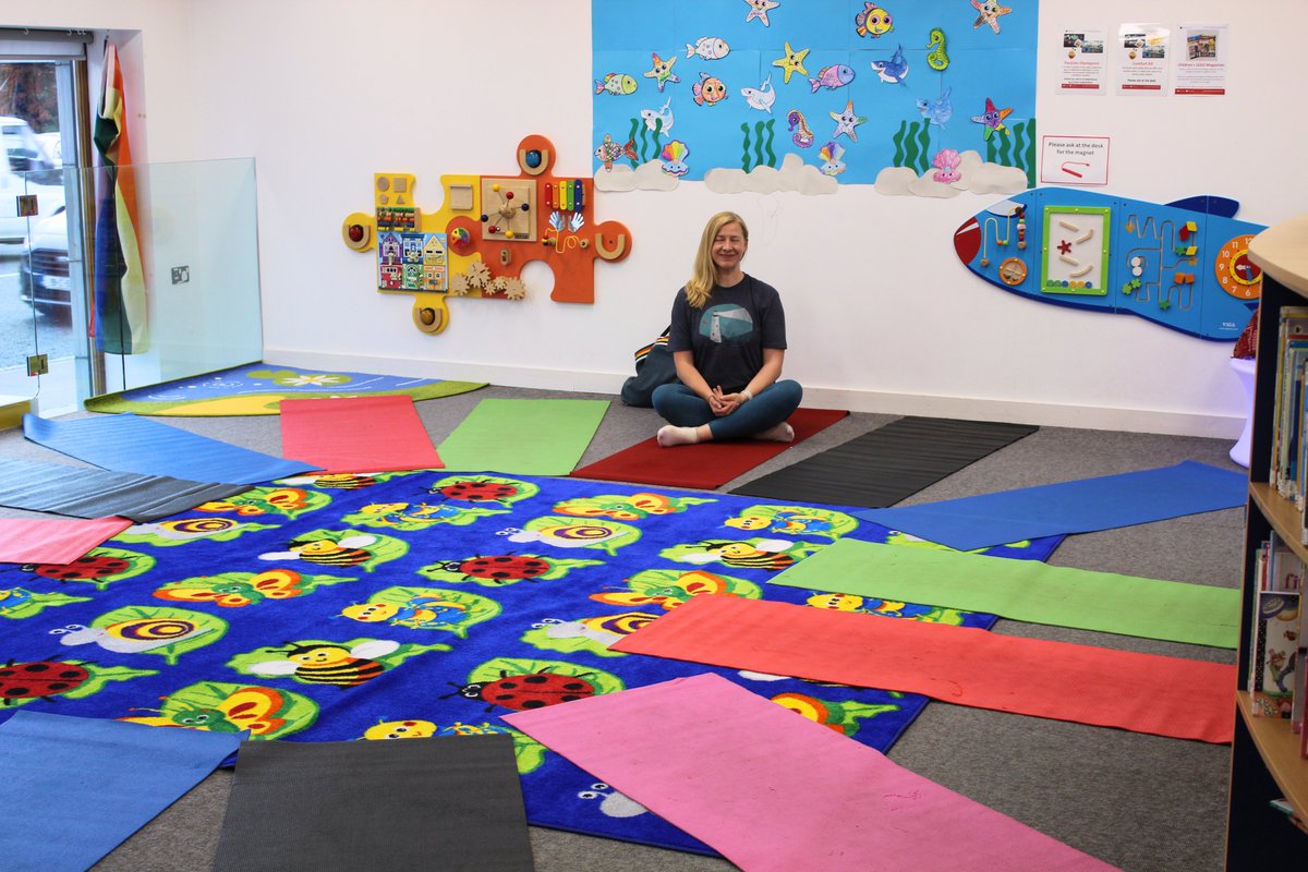 corkcolibrary's tweet image. Breathe like a dragon, walk like a giant, swim with selkies and fly away with the fairies ✨
Thank you Mandy from Seanachai Yoga for bringing fairytales to life at #MitchelstownLibrary ⭐
#HealthyIrelandAtYourLibrary #WhatLibrariesDo
@LibrariesIre