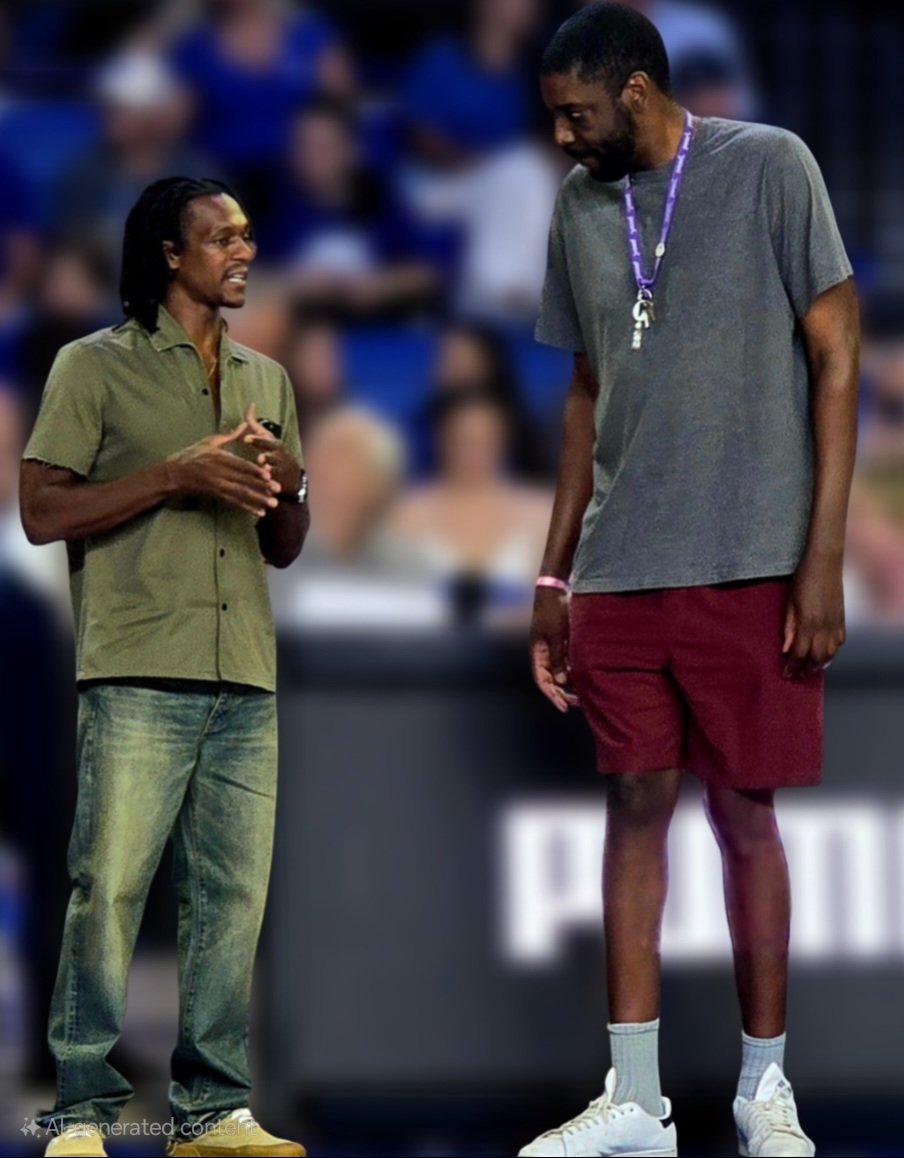 GoBigBluesBros's tweet image. When a former CAT + 2x NBA champ meets up with his former UK teammate, who was a Globetrottin' "Skyscraper" of a salsa dancer...the conversation is endless!
Rajon Rondo & Shagari Alleyne @LaFamiliaTBT @thetournament!
A fun "Who's Who of the Big Blue" w @LaFamiliaTBT!
#BBN