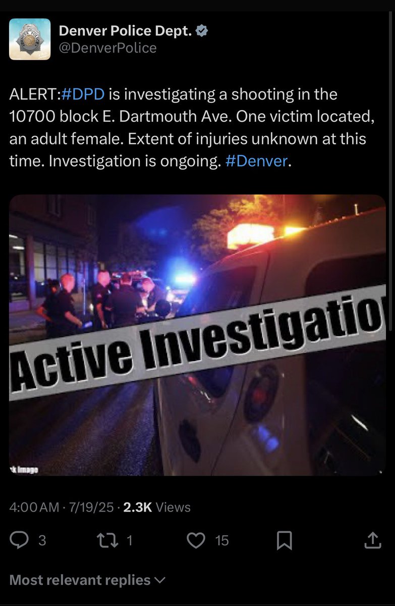 dobetterdnvr's tweet image. 2 shootings, a stabbing and an outdoor death in #VibrantDenver in the last 12 hours. #visitdenver