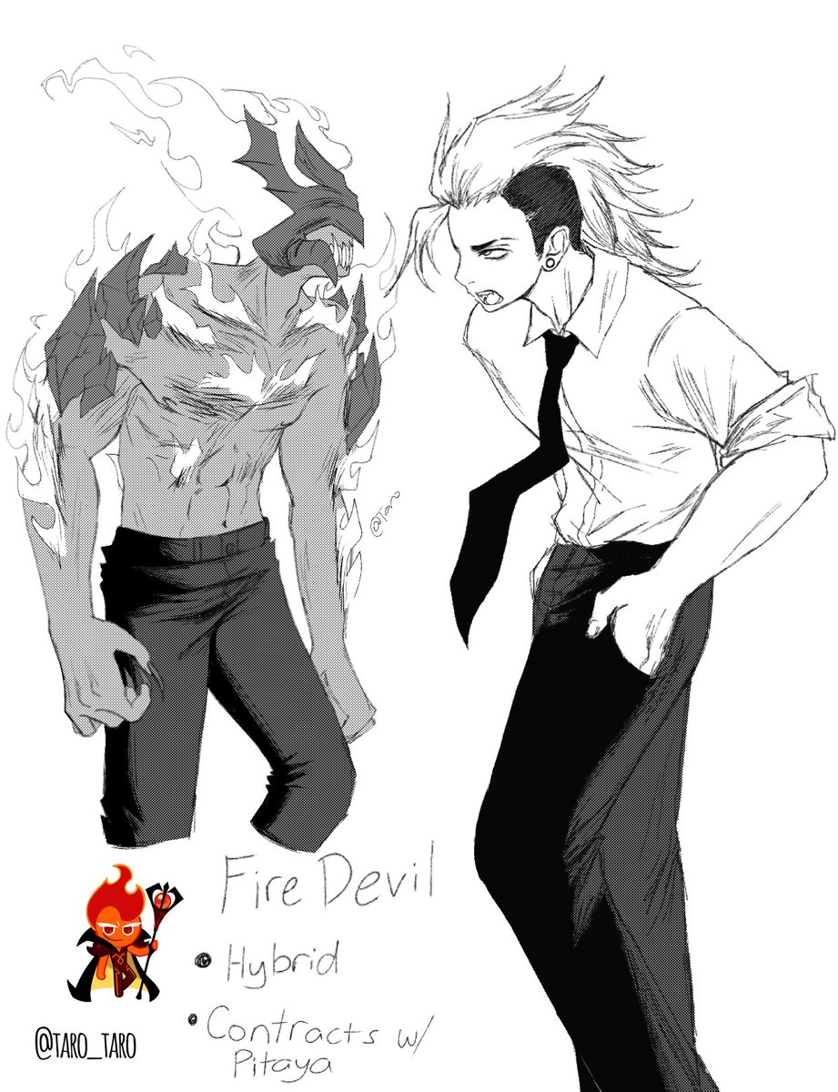 taro_taro669's tweet image. Some drawings for the chainsaw man au- I dont have much figured out for this I'm terrible at writing
#firespiritcookie #windarchercookie #seafairycookie #frostqueencookie