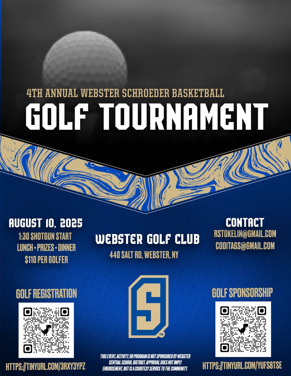We are creeping up on our ⛳️ event! Get your teams registered ASAP! The golf gods owe us good golf weather… Last year felt like a 🌪️ 😂