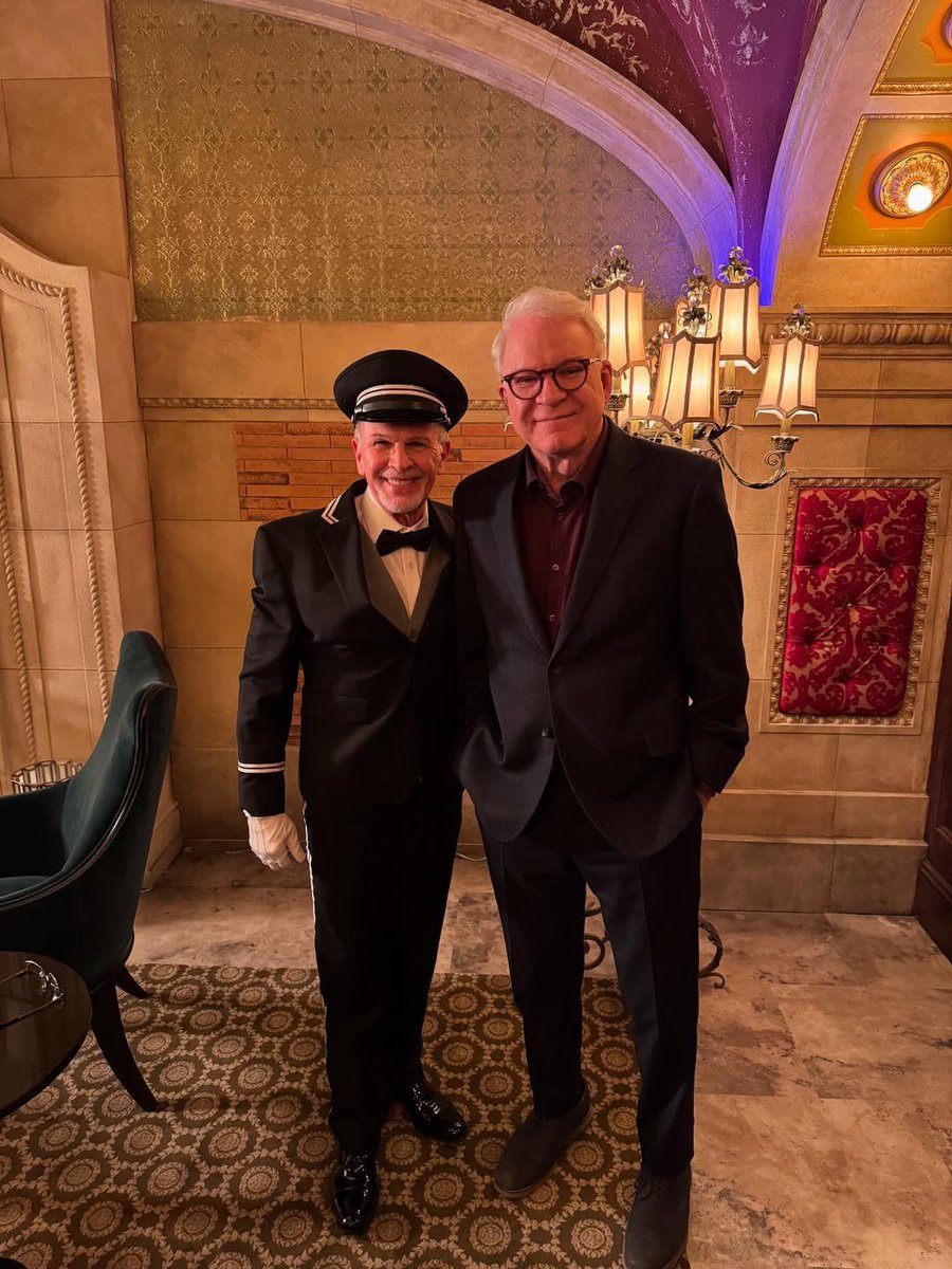 thedailymartins's tweet image. tony plana took pictures with steve martin & martin short on the set of 'only murders in the building' season five in new york city (2025)
📸: therealtonyplana | ig