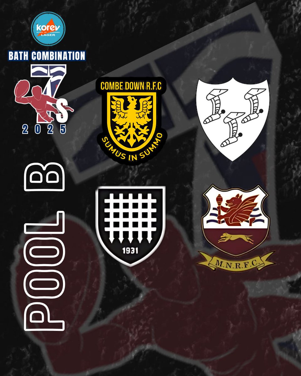 BathCombinationRugby (@bathcombination) on Twitter photo Just 2 weeks to go until the Korev Bath Combination 7s!
First games kick off at 10:30 on Saturday 2nd August at <a href="/MN_RFC/">Midsomer Norton RFC</a>
<a href="/TrowbridgeRugby/">Trowbridge RFC</a> <a href="/Oldfield_RFC/">Oldfield RFC</a> Just 2 weeks to go until the Korev Bath Combination 7s!
First games kick off at 10:30 on Saturday 2nd August at <a href="/MN_RFC/">Midsomer Norton RFC</a>
<a href="/TrowbridgeRugby/">Trowbridge RFC</a> <a href="/Oldfield_RFC/">Oldfield RFC</a>