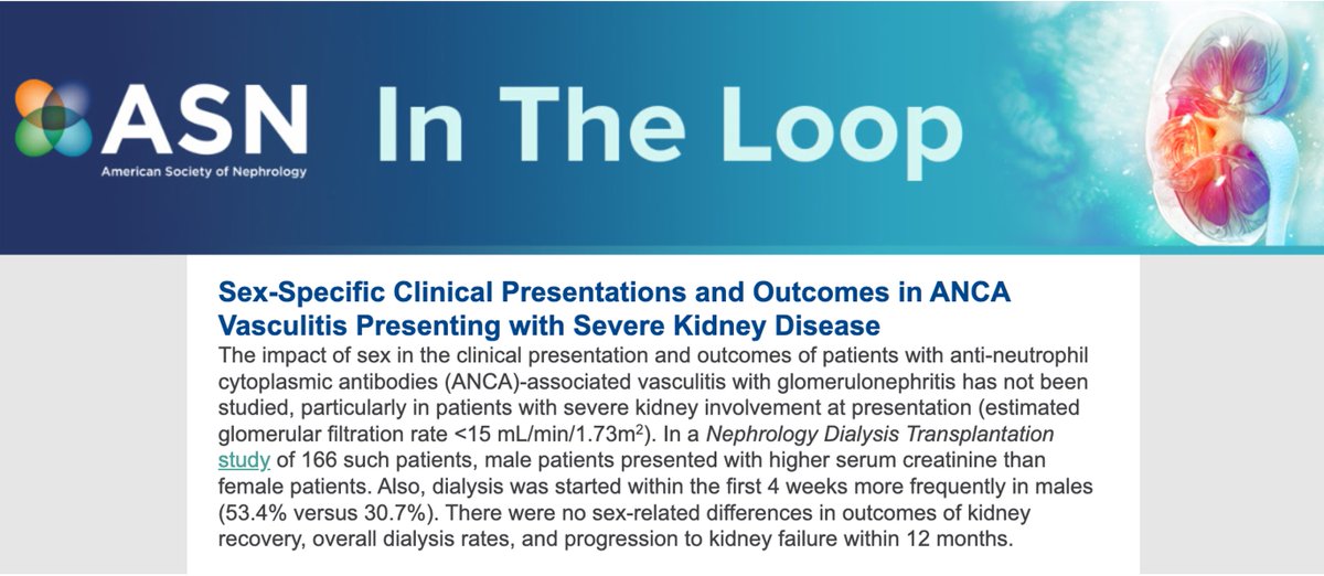Marta Casal Moura (@martacasalmoura) on Twitter photo Happy to have our study on Sex-specific clinical presentations in ANCA-associated vasculitis presenting with severe kidney disease <a href="/NDTsocial/">NDT</a> featured today <a href="/ASNKidney/">American Society of Nephrology</a> In the Loop! ✨
<a href="/fervenzafernan1/">fernando fervenza</a> <a href="/SethiRenalPath/">Sanjeev Sethi</a> <a href="/mapalisio/">Marc Patricio-Liébana, MD</a> <a href="/PepaSolerR/">Maria Jose Soler</a> Happy to have our study on Sex-specific clinical presentations in ANCA-associated vasculitis presenting with severe kidney disease <a href="/NDTsocial/">NDT</a> featured today <a href="/ASNKidney/">American Society of Nephrology</a> In the Loop! ✨
<a href="/fervenzafernan1/">fernando fervenza</a> <a href="/SethiRenalPath/">Sanjeev Sethi</a> <a href="/mapalisio/">Marc Patricio-Liébana, MD</a> <a href="/PepaSolerR/">Maria Jose Soler</a>