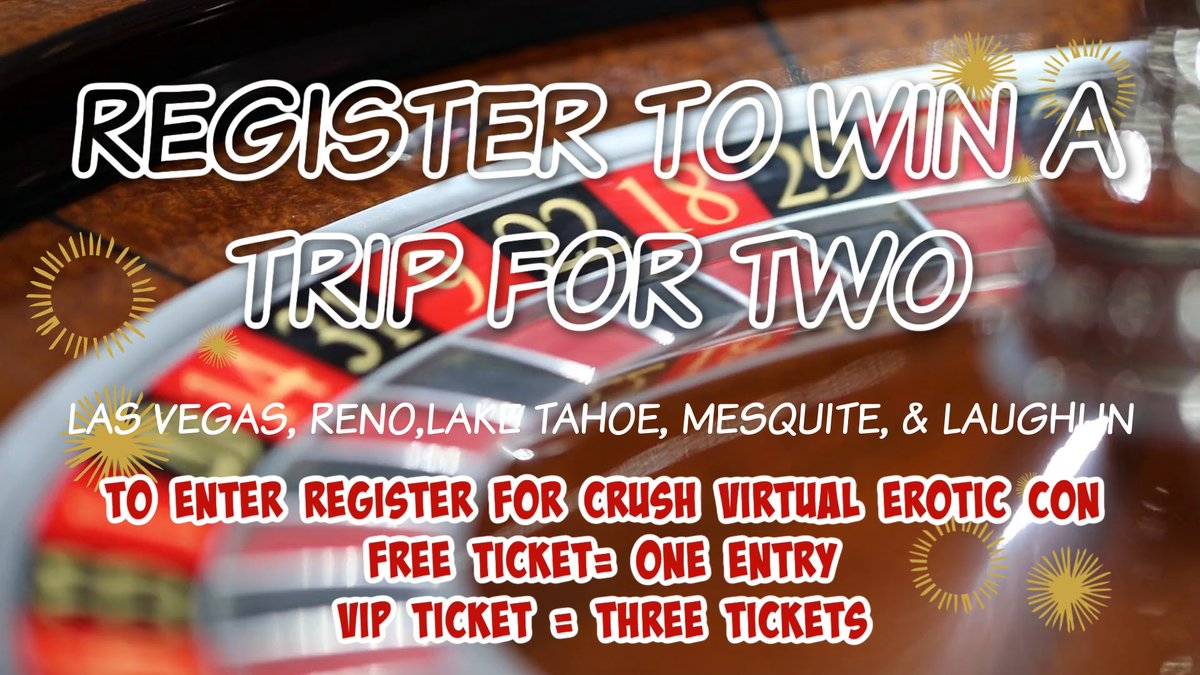 crushpub's tweet image. LAST WEEK TO REGISTER!!!
You can enter a drawing TO WIN a resort getaway in Vegas!! Just another little added bonus for our readers attending the EroticCon! Must be present at giveaway time to win.
GA Ticket (Free) = 1 entry
VIP Ticket ($15) = 3 entries
twp.ai/4in7O3