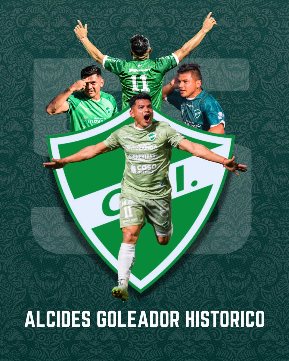 ⚽📖 Alcides Miranda Moreira se convirtió en el máximo goleador histórico 

Con sus dos tantos de ayer superó los registros del momento y es el máximo anotador de #Ituzaingó en torneos de AFA.

Además lleva 239 goles como profesional, siendo el máximo vigente en el fútbol 🇦🇷