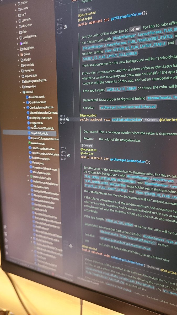 mobiledev_pro's tweet image. Thanks to Google. Spent hours to find out there are deprecated functions in an internal Material 3 library 👌🏻 Even the latest 1.4.0-alpha still has it.
Warnings from Google Play console - Android Vitals
#androiddev