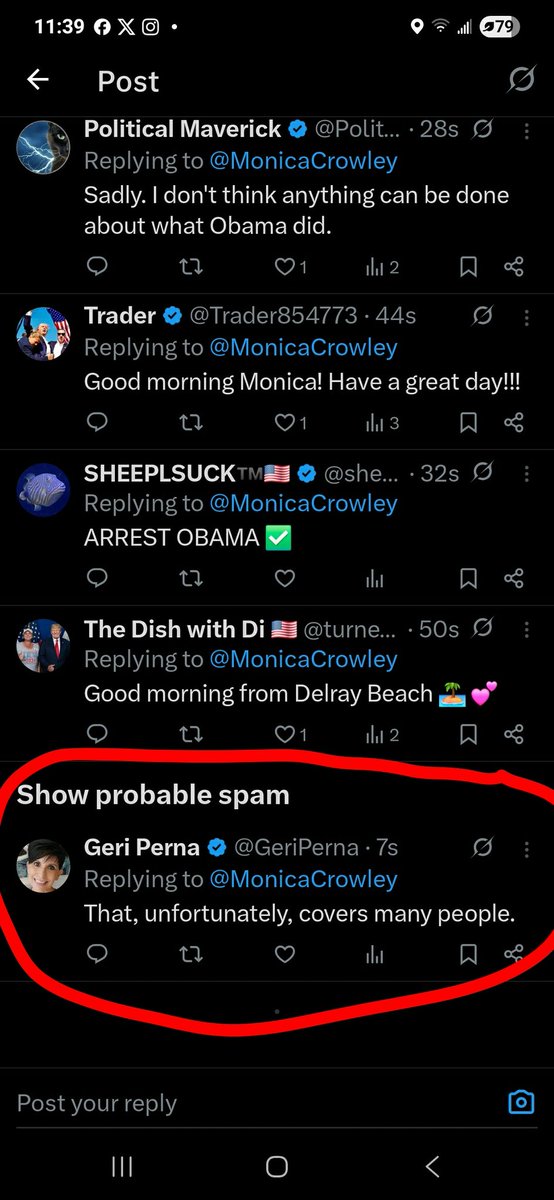 GeriPerna's tweet image. Hmmmm, could THIS be why the only people who see my posts are those who follow me?