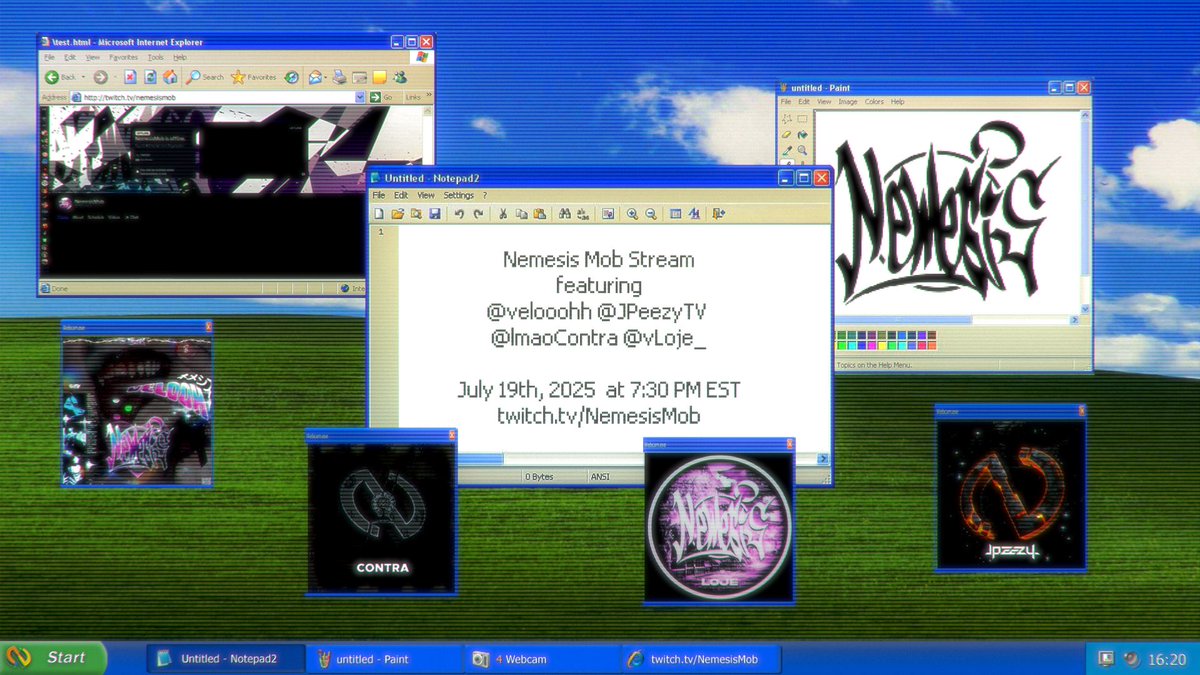 Nemesis (@nemesismob) on Twitter photo NEMESIS MOB STREAM TODAY‼️
⏰ 7:30pm EST
🎥 <a href="/JPeezyTV/">NEMESIS J.PEEZY</a>
🎥 <a href="/lmaoContra/">Contraband ❌</a>
🎥 <a href="/vLoje_/">AV8 Loje</a>
🎥 <a href="/velooohh/">Nem Velooh</a>
twitch.tv/nemesismob
twitch.tv/nemesismob NEMESIS MOB STREAM TODAY‼️
⏰ 7:30pm EST
🎥 <a href="/JPeezyTV/">NEMESIS J.PEEZY</a>
🎥 <a href="/lmaoContra/">Contraband ❌</a>
🎥 <a href="/vLoje_/">AV8 Loje</a>
🎥 <a href="/velooohh/">Nem Velooh</a>
twitch.tv/nemesismob
twitch.tv/nemesismob