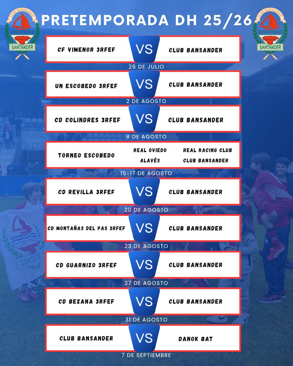 Partidos de pretemporada del Juvenil División de Honor✅ 

#TodoAlRojo🔴🔴🔴©️
#CanteraBSN🩸🩸🩸