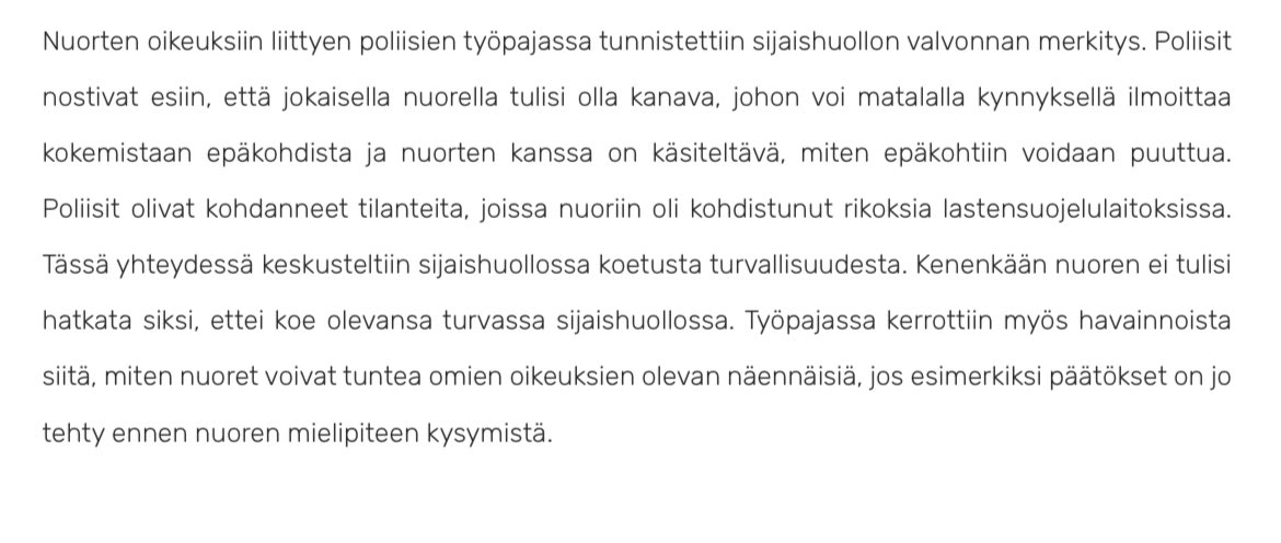 Minkkiset's tweet image. Miksi poliisihallitus rajasi poliiseille osoitetun kysymyksen joku muu/mikä-osalta, että siinä ei saatu pyytää avovastauksia hatkaamisen taustalla olevista syistä?

Poliisit kun ovat tietoisia ja itse myöntäneet kohdanneensa nuoria, joihin on kohdistunut rikoksia…