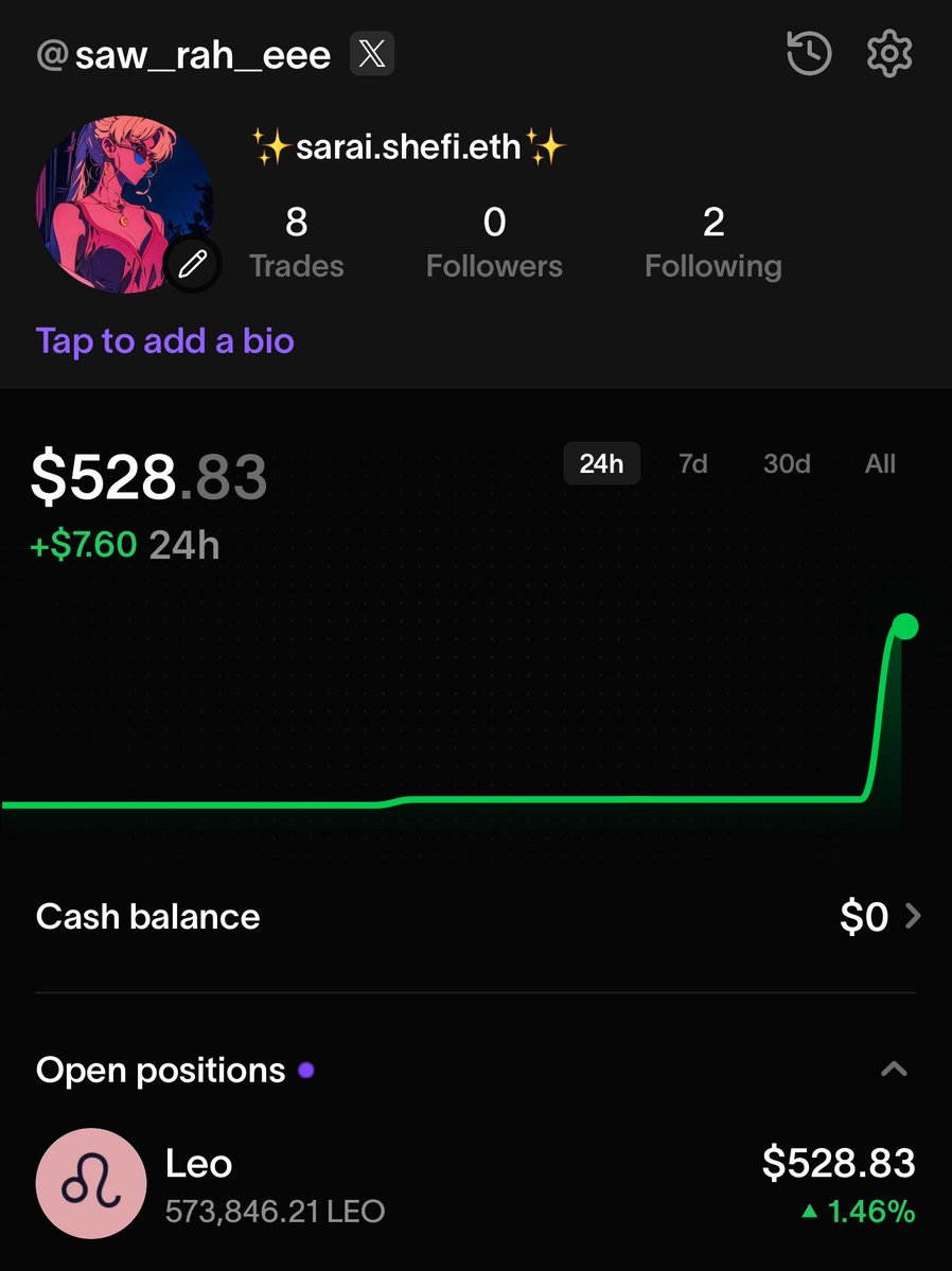 saw_rah_eee's tweet image. Thanks to @MindBodyBronx & @astrofoliosol
Won me some $Leo 🫶