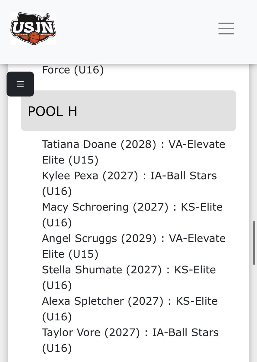 KansasEliteWBB's tweet image. Congrats to our girls voted Pool All Stars by opposing coaches in @USJN March to Dayton!!
@alexasplechter @stellashu17 @aburris26 @EnslieDryer2026 @KaitlynF58847 and Macy Schroering