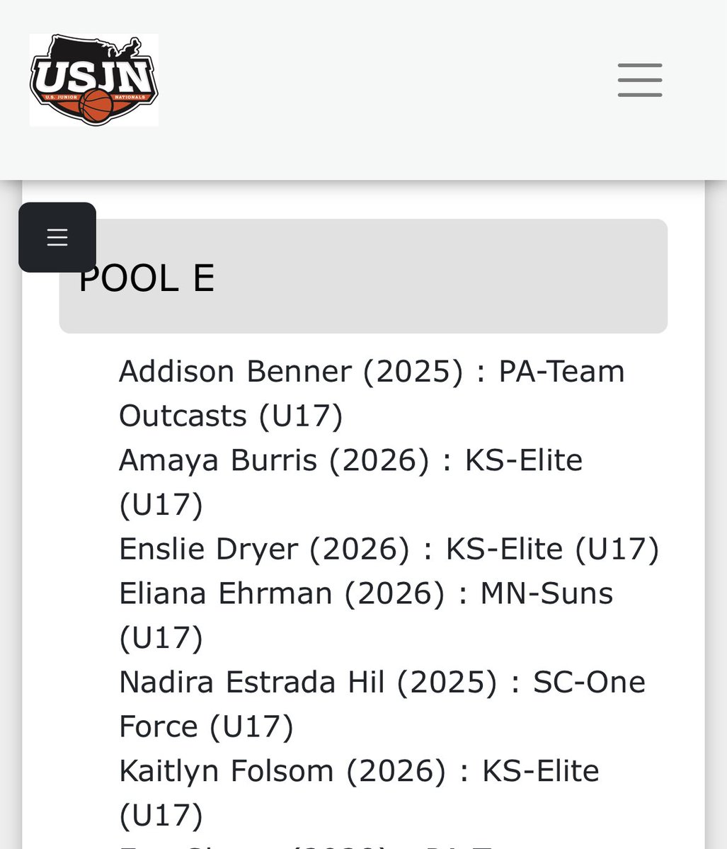 KansasEliteWBB's tweet image. Congrats to our girls voted Pool All Stars by opposing coaches in @USJN March to Dayton!!
@alexasplechter @stellashu17 @aburris26 @EnslieDryer2026 @KaitlynF58847 and Macy Schroering