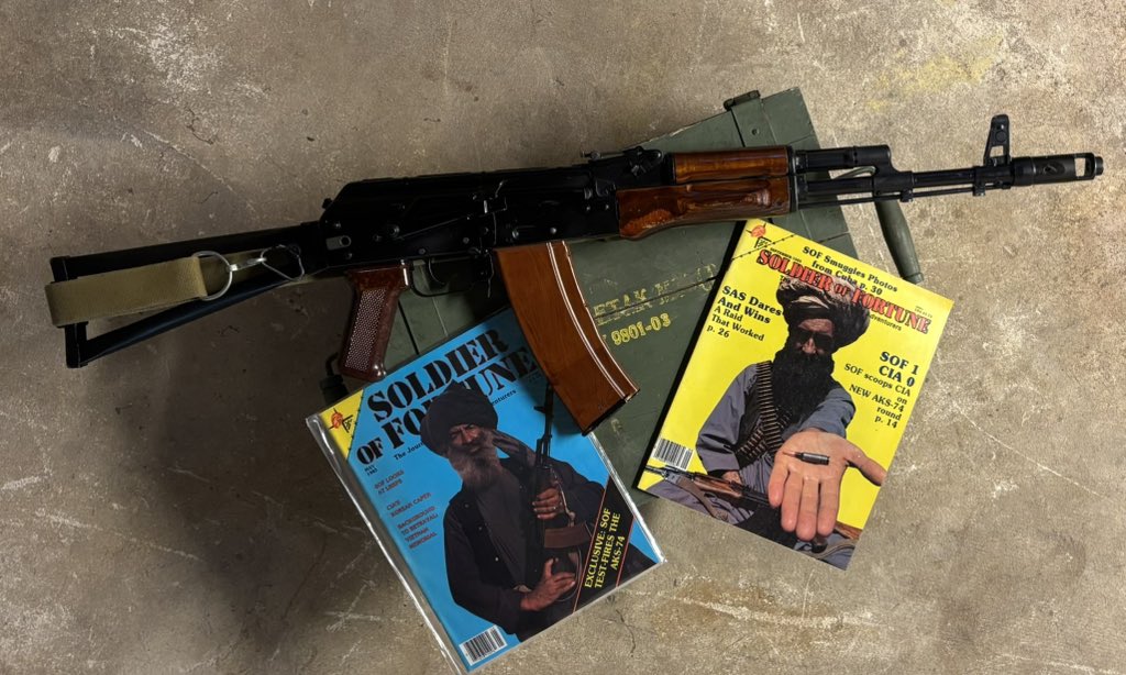AK74respecter's tweet image. Certified Hood Classic.
45 years since @sofmagpublisher introduced us in the West to the Aks74 and 5.45x39 cartridge.
