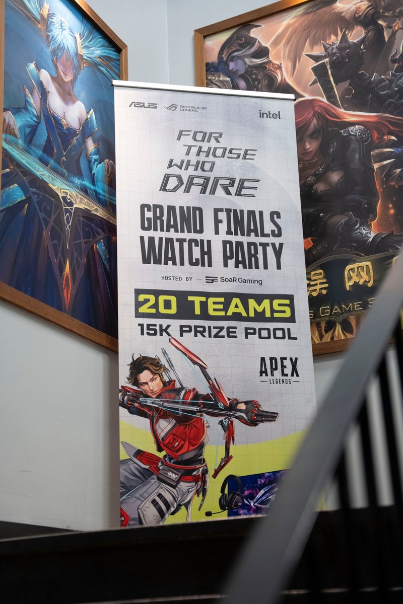 SoaRGaming's tweet image. The calm before the storm 🌩

We&apos;re ready for you, Toronto.

For Those Who Dare $15K Apex Legends Grand Finals starting soon... ⏰