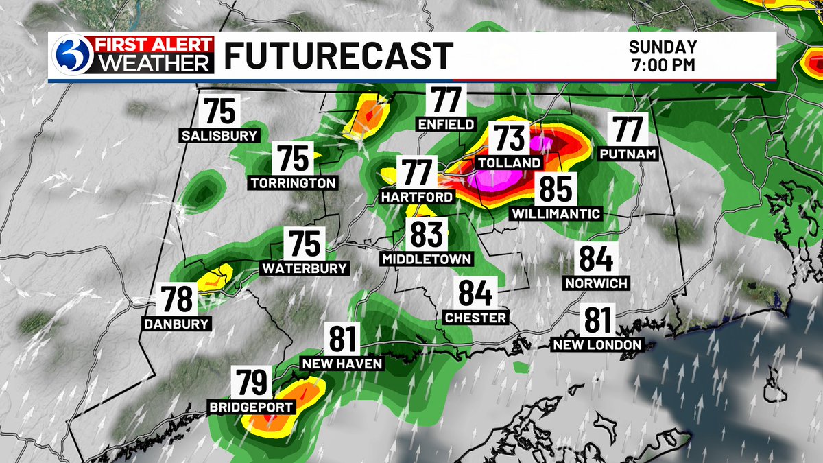 WeatherJosh's tweet image. Tracking the potential for strong/severe thunderstorms tomorrow afternoon. Details tonight on Eyewitness News at 6. #FirstAlert