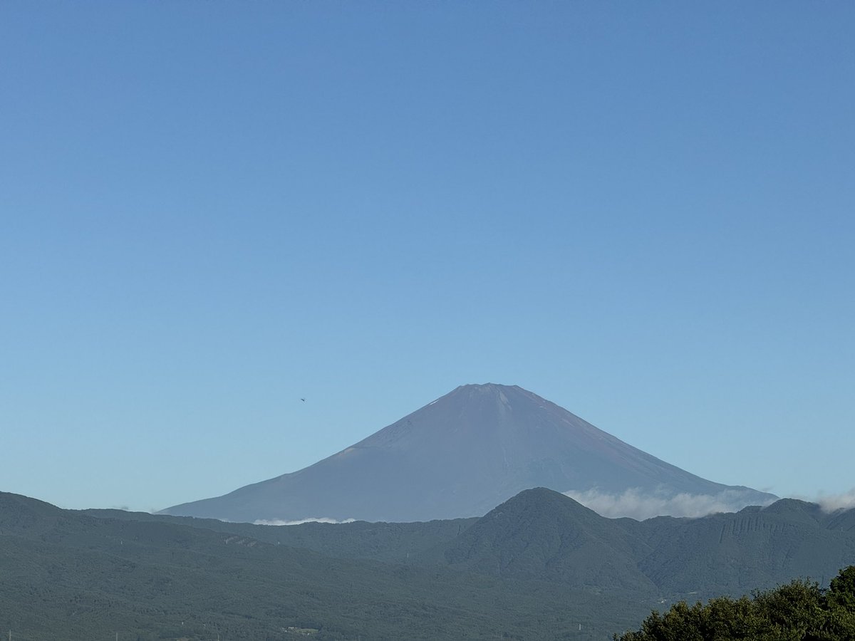 556map's tweet image. 今日の富士山
久しぶり〜