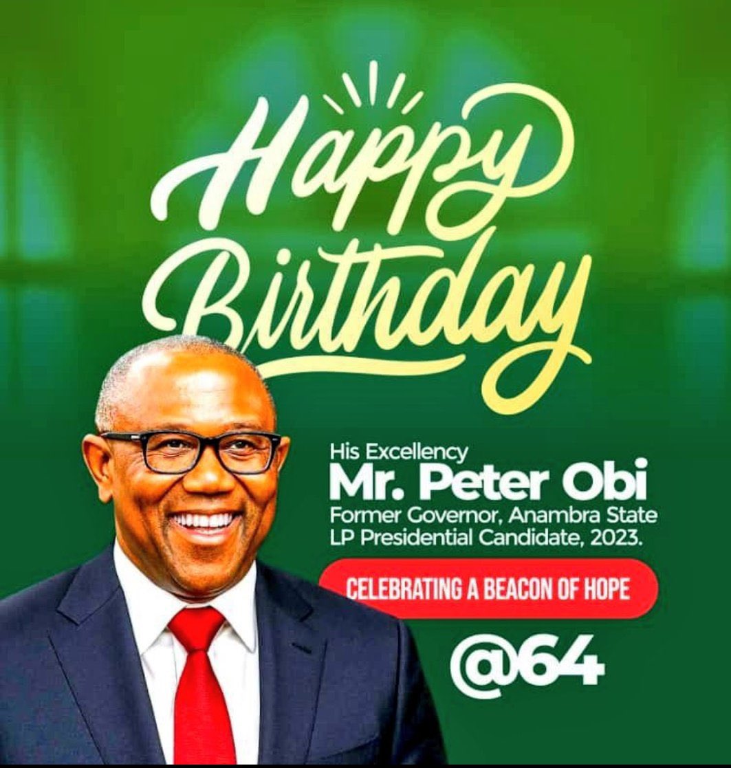 patibeawuchi2's tweet photo. @CCSoludo Today is #OBIday
#ObiAt64
I know it skipped your mind. Wish him a happy birthday.
Thank you. https://t.co/lB5jOC99jJ