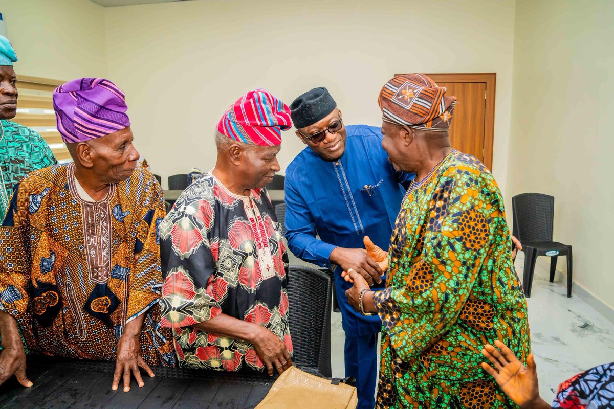kfayemi's tweet image. Today in Isan Ekiti, I met separately with members of our party’s Elders Forum, elected local government officials, former councillors, and other grassroots stakeholders of the All Progressives Congress (APC).
These engagements form part of our ongoing efforts to strengthen…