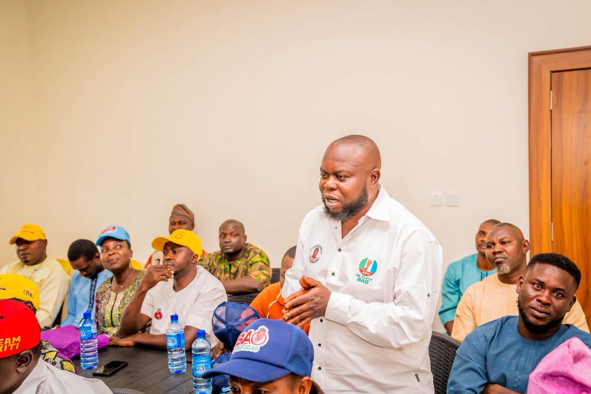 kfayemi's tweet image. Today in Isan Ekiti, I met separately with members of our party’s Elders Forum, elected local government officials, former councillors, and other grassroots stakeholders of the All Progressives Congress (APC).
These engagements form part of our ongoing efforts to strengthen…