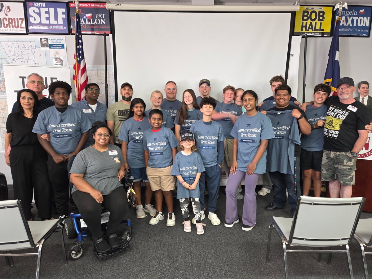 heyjuliesue's tweet image. We trained the youth today! It's my favorite. ❤️
@TrueTXProject
@FranRhodesTX1
Big thank yous to those who gave up a Saturday to come teach. This is Texas's tomorrow!