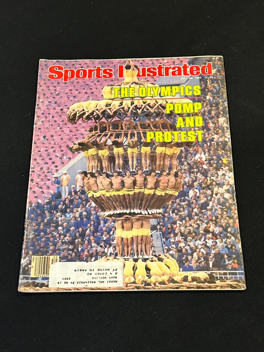 MarkWerling5's tweet image. The Moscow Olympics opened today in 1980. The U.S. boycotted, and did not show the games on television. I kept the Sports Illustrated coverage. #USSR #ColdWar #MoscowOlympics