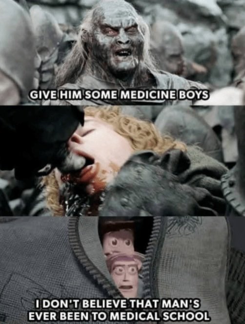 fanoftherings's tweet image. “There are some things that time cannot mend. Some hurts that go too deep… that have taken hold.” 😂

#lordoftherings #orcs #tolkien