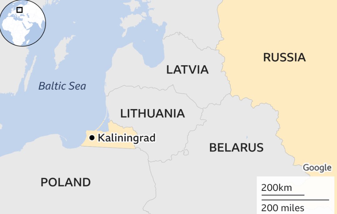 MrOrcinator's tweet image. 🇺🇸🇺🇦🇷🇺 United States military General, Christopher Donahue, says #NATO could take #Russia’s Kaliningrad ‘faster than ever’.
#UnitedStates
#Ukraine