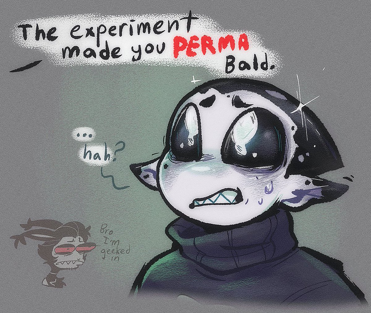 RawrBeetz's tweet image. What my Pressure oc Shai would look like if you just completely shaved his big dumb head after those experiments btw :]

#robloxpressureoc #pressurerobloxoc #pressureoc #robloxoc