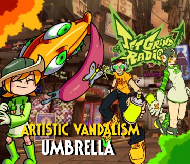 sntiagox_skull's tweet image. ""Artistic vandalism"
Umbrella Gum and Beat!
#Skullgirls #skullgirlsmobile #jetgrindradio