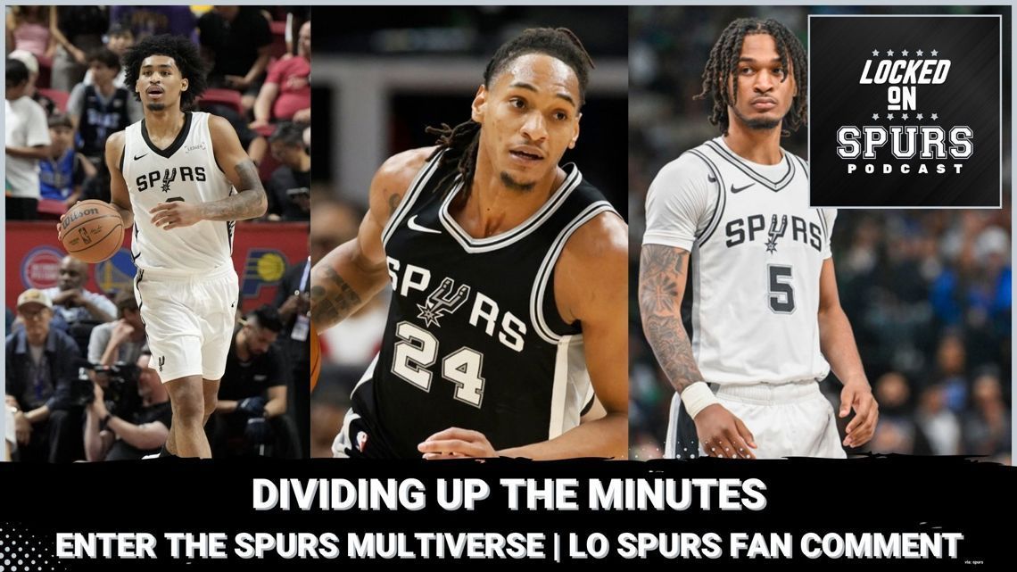 🎙️Dividing up the San Antonio Spurs minutes 

YT buff.ly/ZJjf9Kf
<a href="/KENS5/">KENS 5</a> buff.ly/aMoD1Mi 
Apple buff.ly/NE331aO
Spotify buff.ly/TGFsHgf #PorVida #NBA #GoSpursGo #SanAntonio