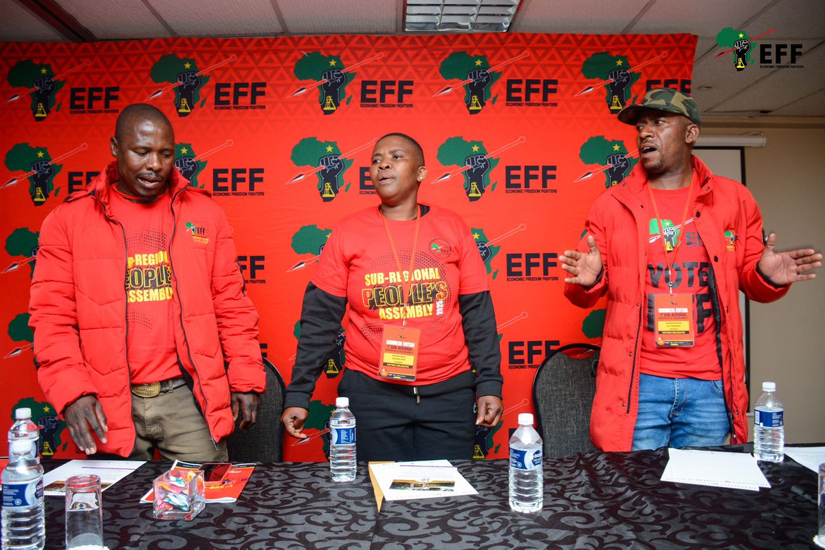 EFFGautengProv's tweet image. 🚨In Pictures🚨
The democratically elected leadership collective of Ekurhuleni Central. Now the work of the revolution begins.
#EFFSRPA