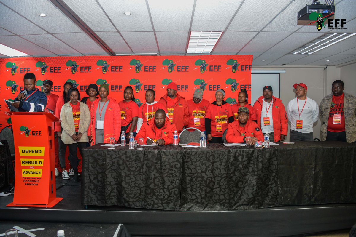 EFFGautengProv's tweet image. 🚨In Pictures🚨
The democratically elected leadership collective of Ekurhuleni Central. Now the work of the revolution begins.
#EFFSRPA
