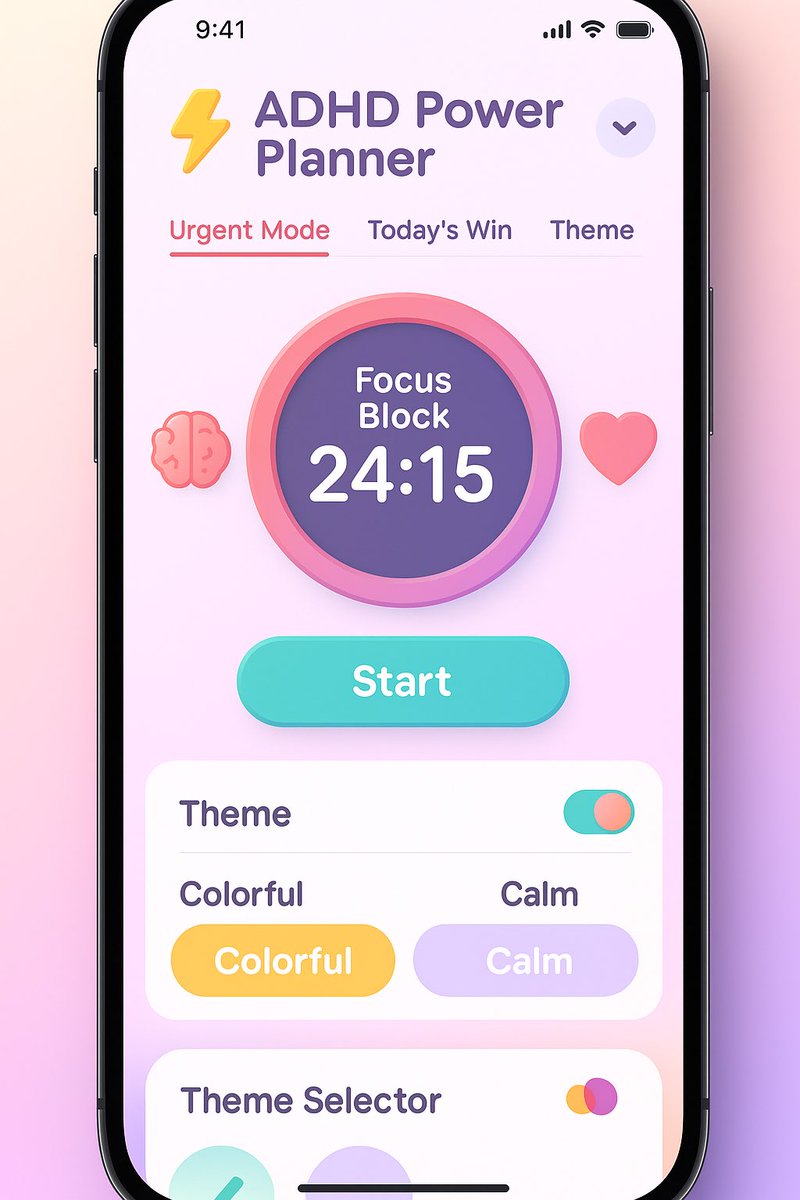 Idea_To_App's tweet image. 🚀 About to launch my ADHD Power Planner on Kickstarter!
Built with heart, designed to help you focus, finish, and thrive.
If you believe in tools that truly help—back it today. Thank you
#ADHD #Kickstarter #MentalHealth #AppLaunch #NeurodivergentSupport
kickstarter.com/projects/27770…